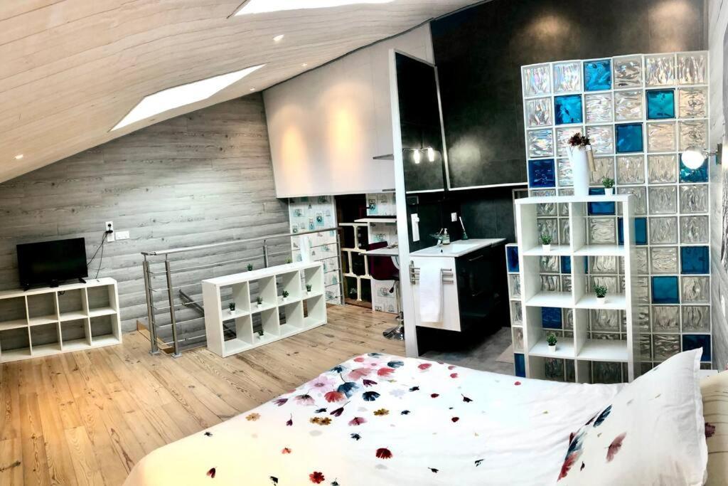 Apartamento Duplex Atypique 20' De Toulouse Leguevin Exterior foto